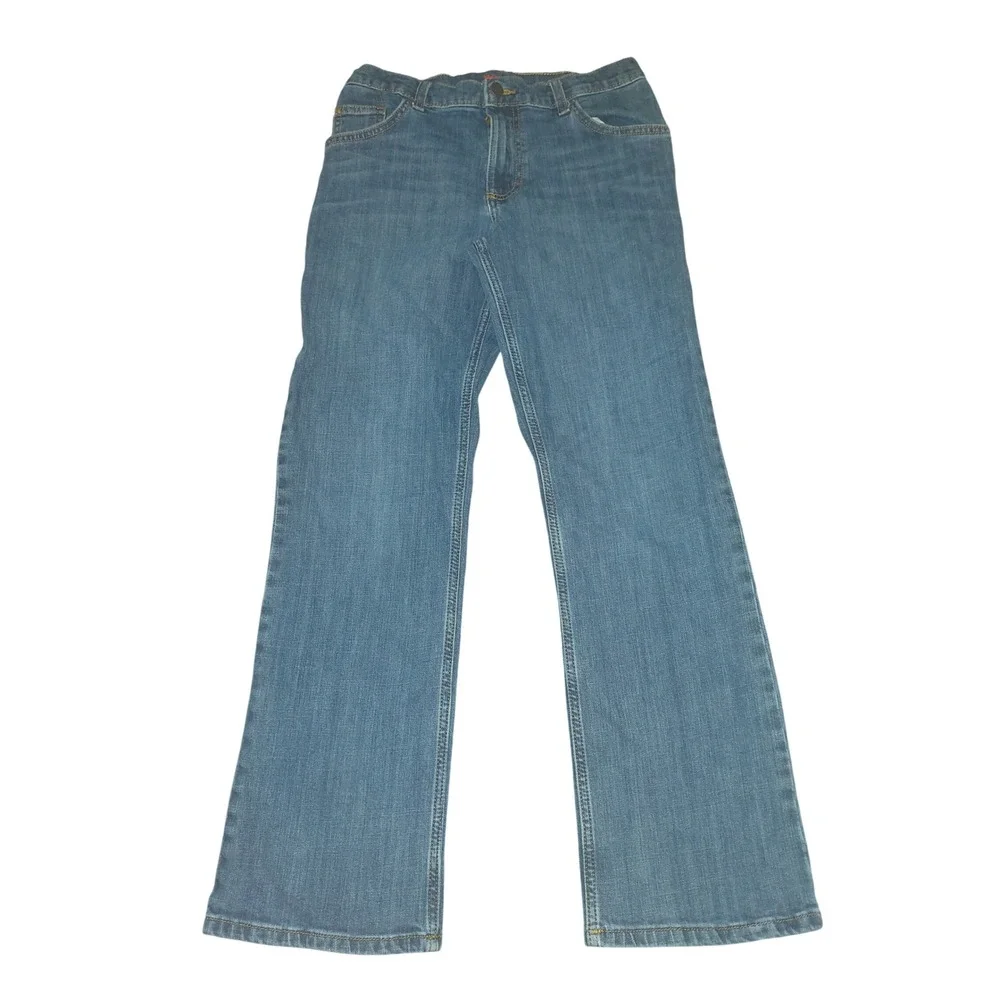 Wrangler Classic Boot Jeans Kids Size 14 Regular Medium Wash Denim Pants